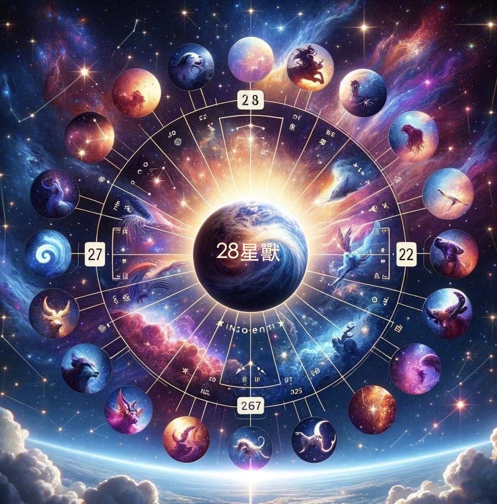 28星獸宇宙星圖主視覺